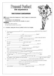 English Worksheet: Present Perfect Simple Exercises 