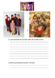 English Worksheet: Characters in Malcolm in the Middle