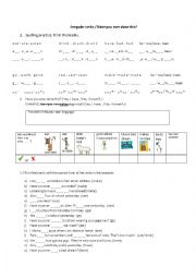 Have you ever...?/Basic irregular verbs (Time filler)1