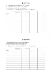 English Worksheet: In my room