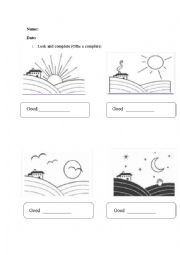 English Worksheet: Greetings