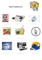 English Worksheet: MENS OF COMMUNICATION