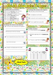 English Worksheet: simple past