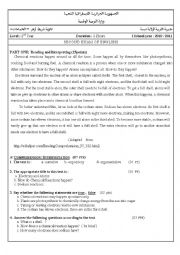 English Worksheet: BUDDING SCIENTIST