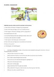 Cartoons worksheet