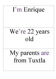 English Worksheet: Review Simple present, present continuous, simple past, present of be
