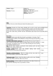 English Worksheet: extreme sports lesson plan