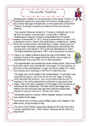 English Worksheet: Globe theater