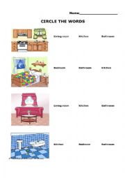 English Worksheet: home