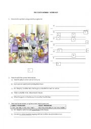 English Worksheet: the clever woman (helber puchta) workshop