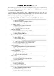 English Worksheet: Idioms with Food