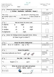 English Worksheet: worksheet