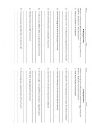 English Worksheet: An Employer´s View