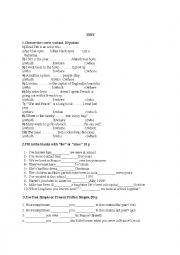 English Worksheet: test 