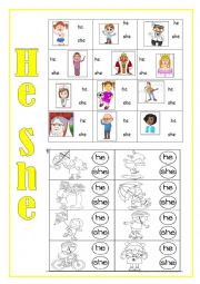 English Worksheet: Subject Pronouns