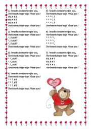 English Worksheet: HEART song