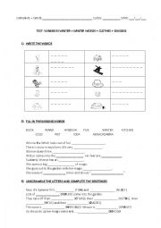 English Worksheet: Winnie in Winter + Winter words + Seasons + Clothes