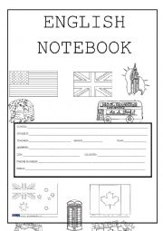 ENGLISH NOTEBOOK COVER