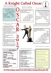 English Worksheet: A Knight Called Oscar