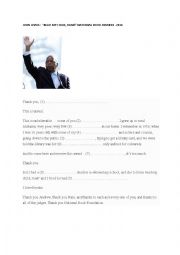 English Worksheet: BLACK HISTORY MONTH WORKSHEET- JOHN LEWIS