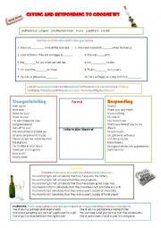 English Worksheet: Giving Good News