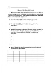 English Worksheet: 5 Steps of Scientific Method Review Quiz