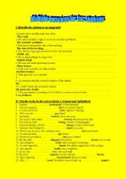 English Worksheet: General Revision for Bac students Morocco 