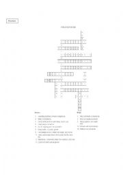 Language Techniques crossword & answer key