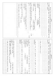 English Worksheet: Oral Comprehension - Facebook