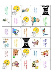 English Worksheet: Present Perfect board game