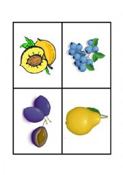 Fruit flashcards