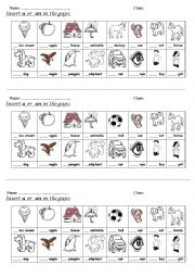 English Worksheet: Articles