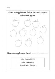 English Worksheet: Apple Listening Comprehension