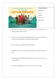 English Worksheet: Captain Fantastic