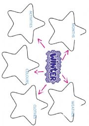 English Worksheet: winter chart