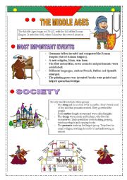 English Worksheet: Middle Ages 