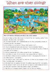 English Worksheet: Beside the Lake