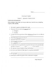 English Worksheet: Good Luck Charlie - Season 1, Episode 6: Charlie did it