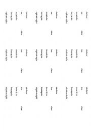 English Worksheet: Chant - one, two buckle my shoe