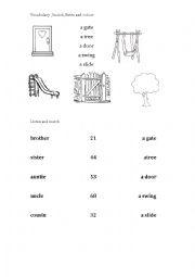 English Worksheet: Happy street 3 /unit 2 /listenig worksheet 