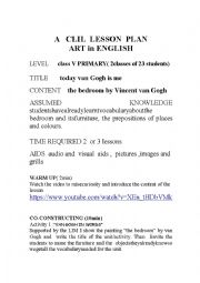 English Worksheet: Today van Gogh is me