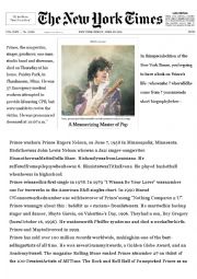 reading comprehension simple past - prince 