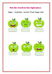 English Worksheet: Emotions