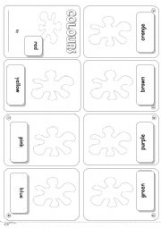 English Worksheet: Colours minibook