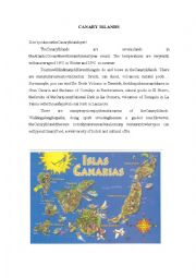 English Worksheet: Canary Islands