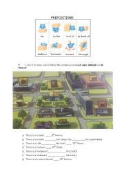 ASKING FOR/GIVING DIRECTIONS - PREPOSITIONS