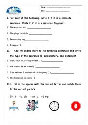 English Worksheet: Reading Wonders - Unit 1 Lesson 2