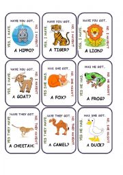 English Worksheet: Animals go fish - 3