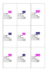 English Worksheet: Oral activity - introduce yourself