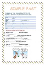 English Worksheet: Simple Past